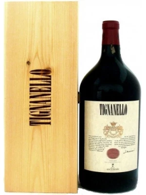 Вино Antinori, Tignanello, Toscana IGT, wooden box 2007, 3 л