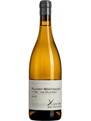 Вино Domaine Xavier Monnot, Puligny-Montrachet 1er Cru Les Folatieres AOC 2018, 0.75 л
