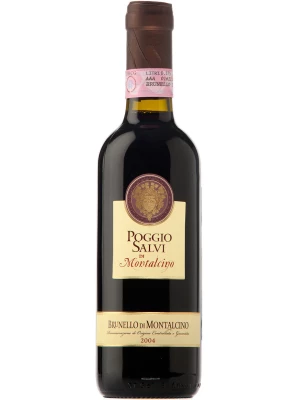 Вино Villa Poggio Salvi, Brunello di Montalcino 2004, 0.375 л