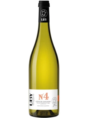 Вино Uby №4 Gros & Petit Manseng, Cotes de Gascogne IGP 2024, 0.75 л