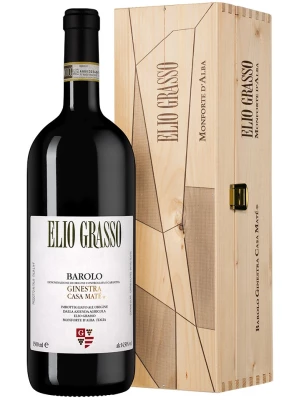 Вино Elio Grasso, Barolo Ginestra Casa Mate DOCG, wooden box 2021, 1.5 л