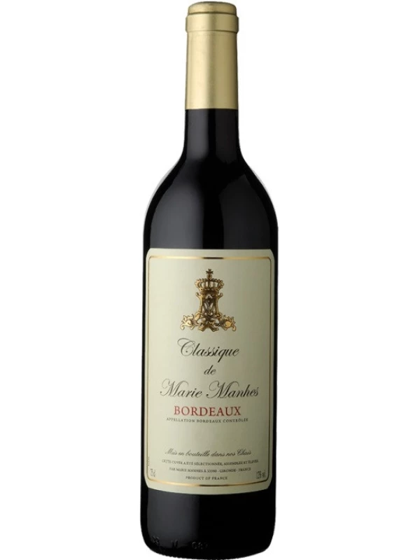 Classique de Marie Manhes Bordeaux AOC Rouge Sec
