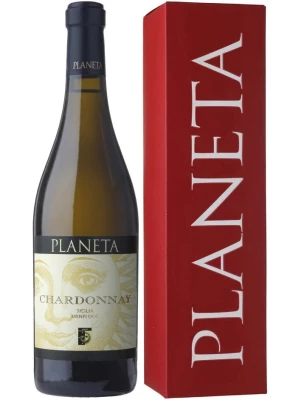 Вино Planeta, Chardonnay, Sicilia IGT, gift box 2018, 0.75 л