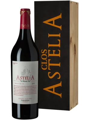 Вино Astelia, Le Grand Vin Terres du Midi IGP, wooden box 2019, 0.75 л