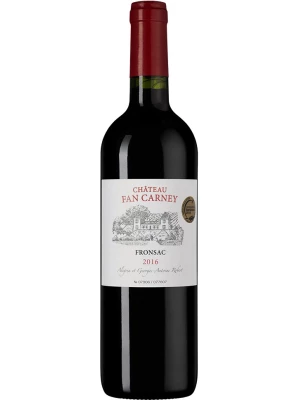 Вино Chateau Fan Carney, Fronsac AOC 2016, 0.75 л
