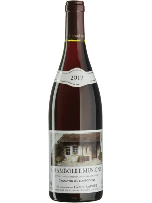 Вино Gerard Raphet, Chambolle Musigny AOC 2017, 0.75 л