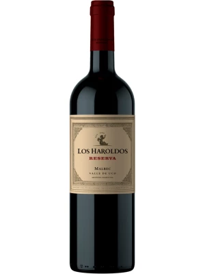 Вино Los Haroldos, Malbec Reserva, Valle de Uco 2023, 0.75 л