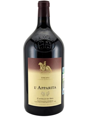 Вино Castello di Ama, Merlot IGT l'Apparita 2005, 9 л