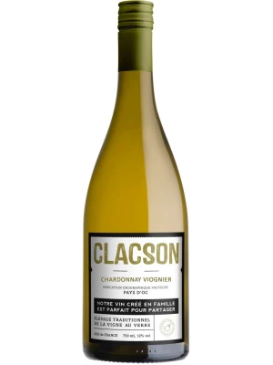 Вино Laurent Miquel, Clacson Chardonnay-Viognier, Pays d'Oc IGP 2018, 0.75 л