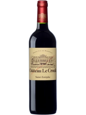 Вино Chateau Le Crock, Saint-Estephe AOC Cru Bourgeois 2018, 0.75 л