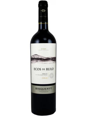 Вино Bisquertt, Ecos de Rulo Merlot, Colchagua Valley DO 2014, 0.75 л