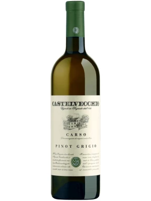 Вино Castelvecchio, Pinot Grigio, Carso DOC 2022, 0.75 л