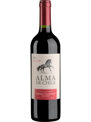 Вино Alma de Chile Cabernet Sauvignon Semi Sweet, Valle Central DO 2022, 0.75 л