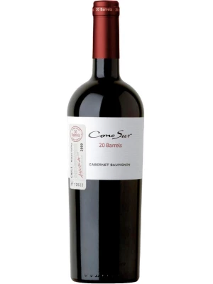 Вино Cono Sur, 20 Barrels Cabernet Sauvignon Limited Edition, Colchagua Valley DO 2009, 0.75 л