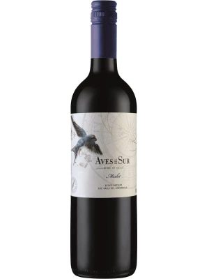 Вино Vina Carta Vieja, Aves del Sur Merlot, Central Valley 2019, 0.75 л