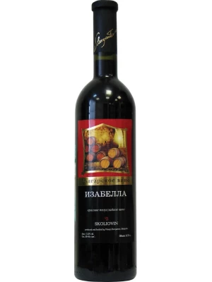 Вино Skoliovin, Isabella Red Semi-Sweet 0.75 л