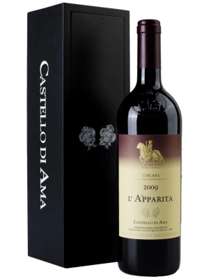 Вино Merlot IGT l'Apparita, gift box 2009, 3 л