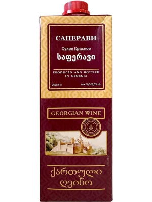 Вино Дом Грузинского Вина, Саперави, Тетра Пак 1 л