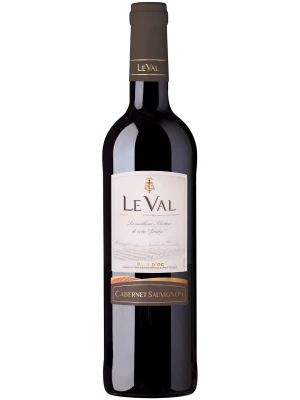 Вино Le Val Cabernet Sauvignon, Pays d'Oc IGP 0.75 л