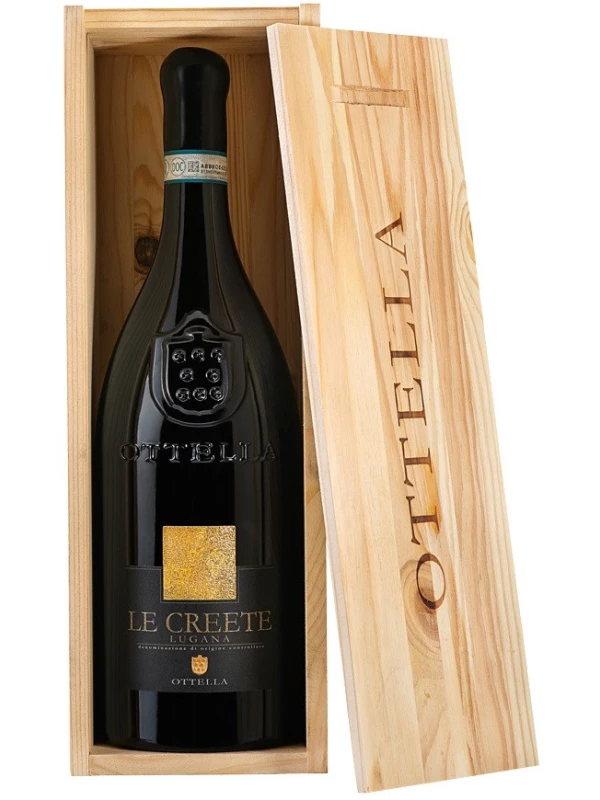 Azienda Agricola Ottella, Le Creete, Lugana DOC, wooden box