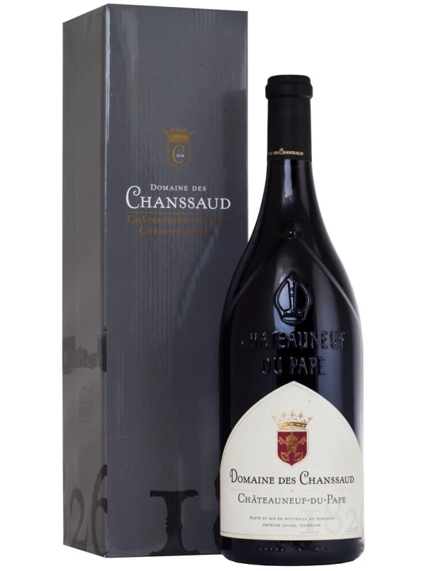 Domaine des Chanssaud, Chateauneuf-du-Pape AOC, wooden box