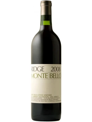 Вино California Monte Bello 2008, 0.75 л