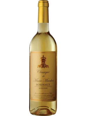 Вино Classique de Marie Manhes Bordeaux AOC Blanc Moelleux 0.75 л