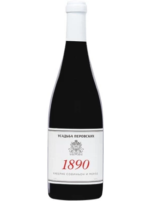 Вино Усадьба Перовских, 1890 Каберне Совиньон и Мерло 2015, 0.75 л