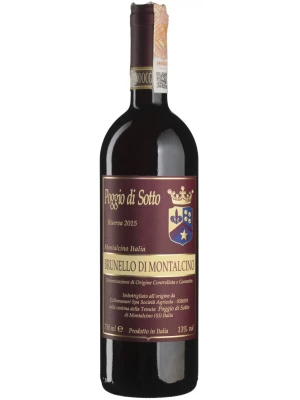 Вино Poggio di Sotto, Brunello di Montalcino Riserva DOCG 2015, 0.75 л