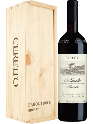 Вино Ceretto, Barolo Brunate DOCG, wooden box 2018, 0.75 л