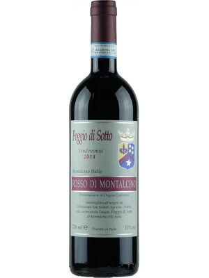 Вино Poggio di Sotto, Rosso di Montalcino, Vendemmia Castelnuovo dell'Abate DOC 2014, 0.75 л