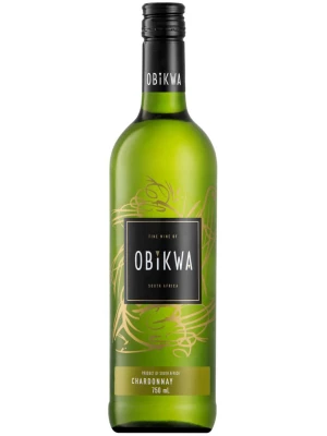 Вино Obikwa, Chardonnay 2020, 0.75 л