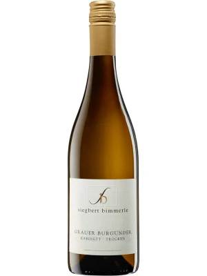 Вино Siegbert Bimmerle Grauer Burgunder Kabinett Trocken QmP 2017, 0.75 л