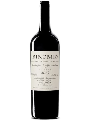Вино Binomio, Montepulciano d'Abruzzo DOC Riserva 2013, 0.75 л