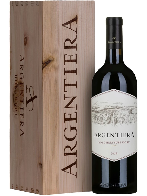 Argentiera, Bolgheri Superiore DOC, wooden box