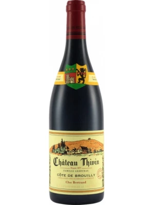 Вино Chateau Thivin, Clos Bertrand Cote de Brouilly AOC 2018, 0.75 л