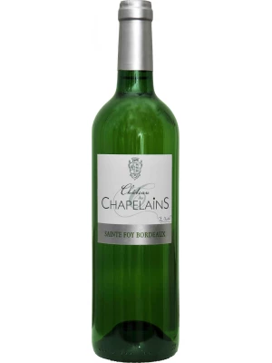 Вино Chateau des Chapelains Blanc Sec, Sainte-Foy Cotes de Bordeaux AOC 0.75 л