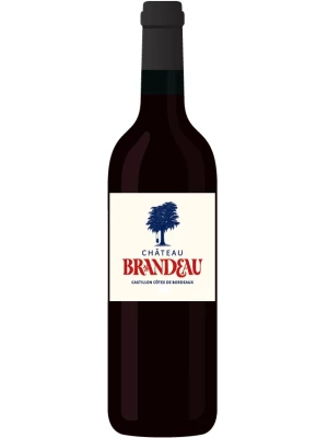 Вино Chateau Brandeau, Castillon Cotes de Bordeaux AOC 2018, 0.75 л