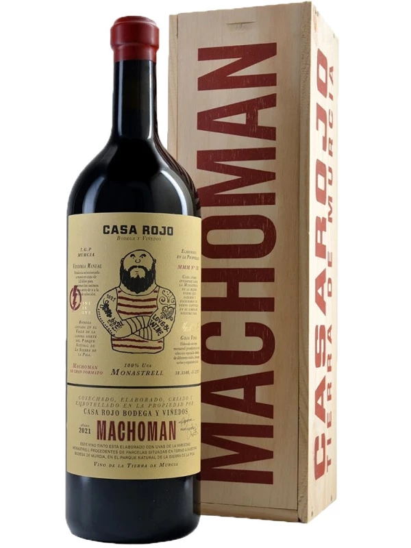 Casa Rojo, MachoMan, Murcia IGP, wooden box