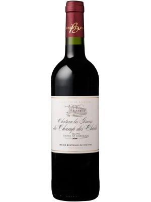 Вино Chateau Les Graves Du Champ des Chails, Blaye Cotes de Bordeaux AOC 2018, 0.75 л