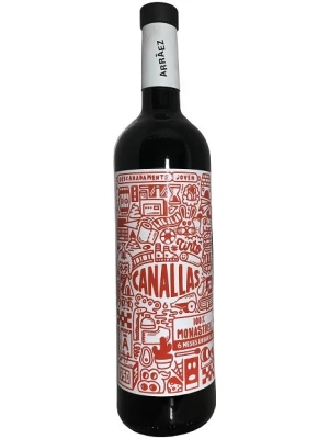 Вино Bodegas Arraez, Canallas Monastrell, Valencia DOP 0.75 л