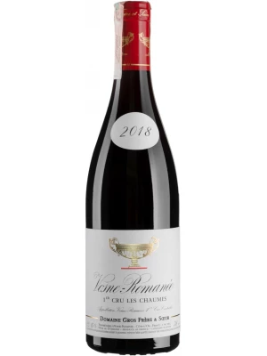Вино Domaine Gros Frere et Soeur, Vosne-Romanee 1-er Cru Les Chaumes AOC 2018, 0.75 л