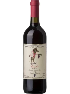 Вино Villa Pillo, Cingalino, Rosso di Toscana IGT 2021, 0.75 л