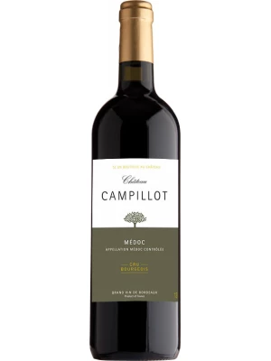 Вино Chateau Campillot, Medoc AOC 2012, 0.75 л