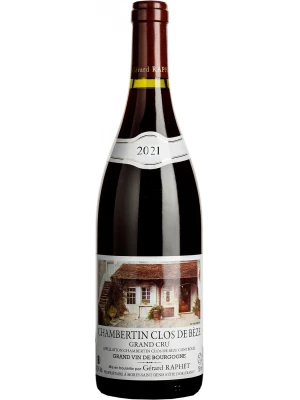 Вино Gerard Raphet, Chambertin Grand Cru Clos de Beze AOC 2021, 0.75 л
