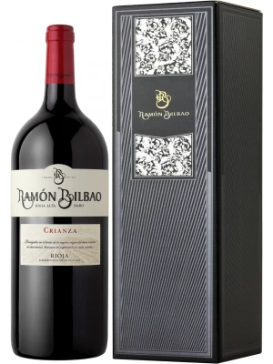 Вино Bodegas Ramon Bilbao, Crianza, Rioja DOC, gift box 2011, 1.5 л
