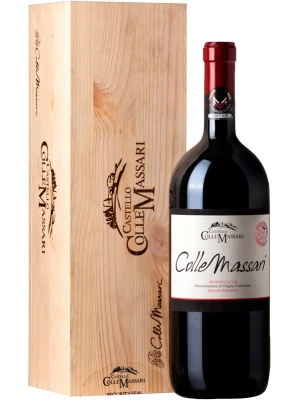 Вино Castello ColleMassari, ColleMassari, Montecucco Rosso Riserva DOC, wooden box 2016, 1.5 л