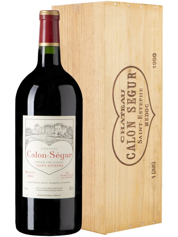 Chateau Calon-Segur, Saint-Estephe 3-eme Grand Cru Classe, wooden box