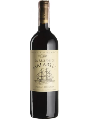 Вино La Reserve de Malartic Rouge, Pessac-Leognan AOC 2015, 0.75 л