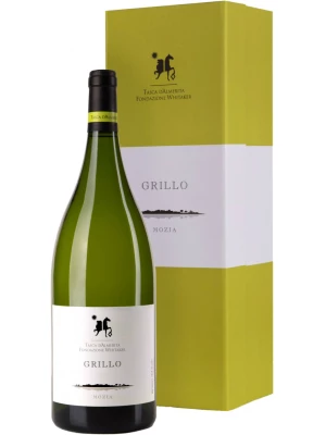 Вино Tasca d'Almerita, Grillo Mozia, Sicilia IGT, gift box 2020, 1.5 л
